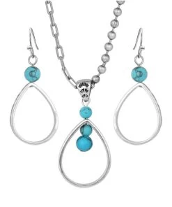 Montana Silversmiths Women's Down To Earth Teardrop Jewelry Set