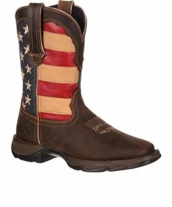 Durango Women's Lady Rebel Patriotic Western Flag Boot