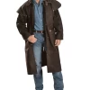 Foxfire Men's Long Snow River Black Duster Coat