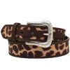 Ariat Women's Leopard Cross Matcher Belt