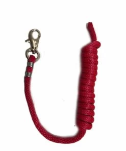 Beagley Braiding Bull Snap Lead Red