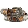 M&F Western Women's Angel Ranch Python Nhedge Belt