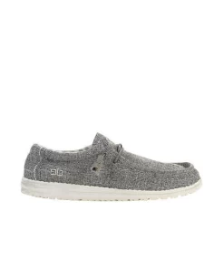 Hey Dude Men's Linen Iron Wally Canvas Shoe