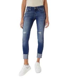 Kancan Women's Gemma Low Rise Ankle Skinny Jean