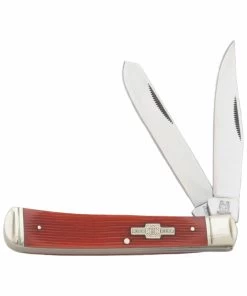Rough Ryder Strawberry Bone Trapper Knife
