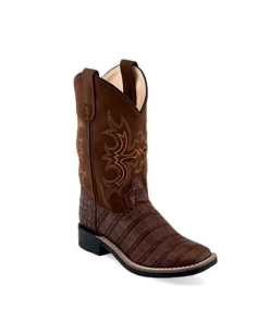 Old West Children's Faux Caiman Boot