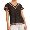 Andree By Unit Women's Embroidered Top