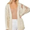 Andree By Unit Women's Distressed Cardigan